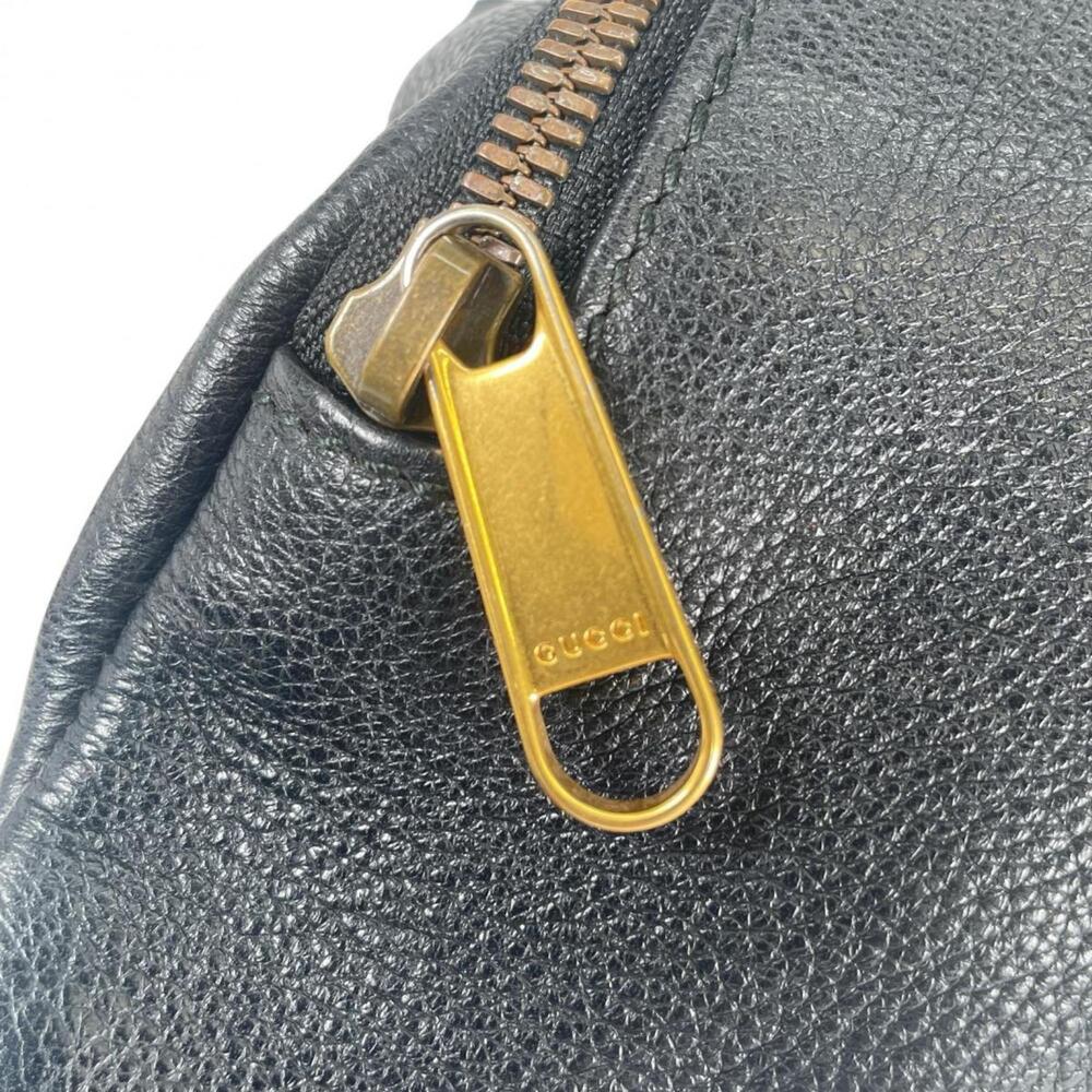 GUCCI Black Leather Fanny Pack - Picture 14 of 16